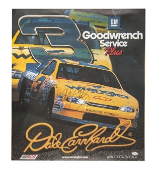 Dale Earnhardt Sr. Signed Goodwrench Poster